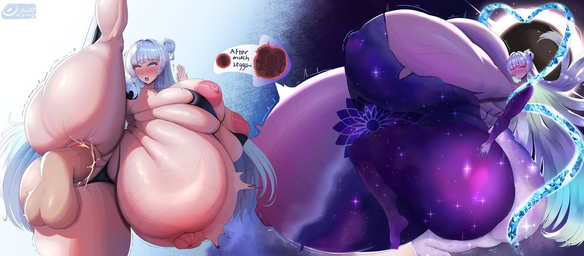 DemiDegen1's tweet photo. Breeding the wandering monk has turned her into quite the lady 😳, still.... could be bigger.

This took waaaayyyy longer than I initially planned. The result, however, was worth it imo, what do you think? https://t.co/aJ7AdmnNPi