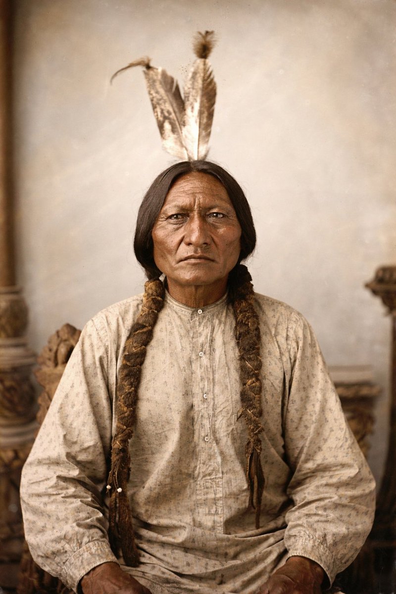 Sitting Bull, a Hunkpapa, was one of the principal Sioux leaders.