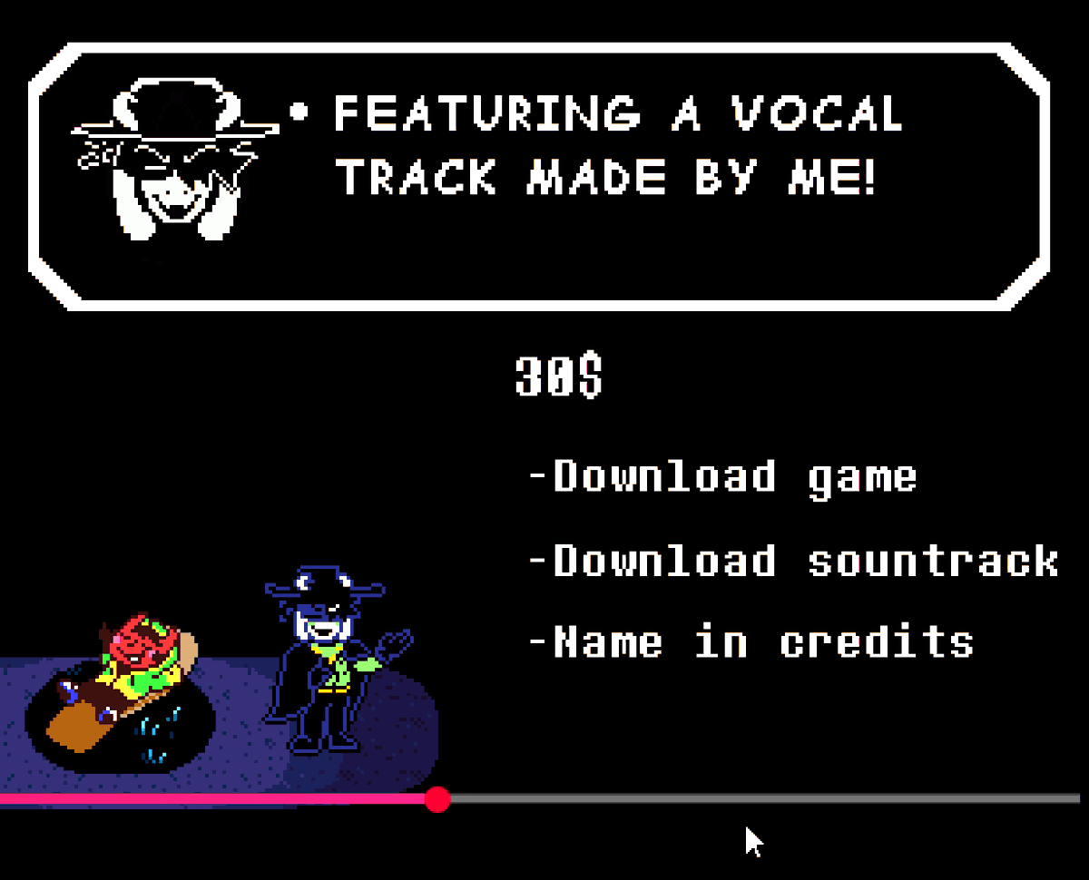 Screenshots from the kickstarter of 