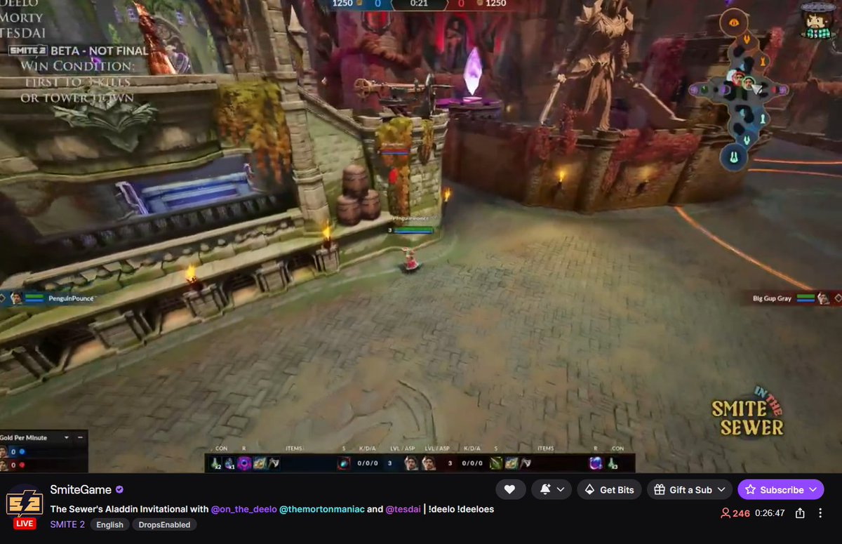 BEAUTIFUL THINGS happening on twitch.tv/smitegame right now... <a href="/On_the_Deelo/">Deelo</a> casting an Aladdin 1v1 tournament. What's on the line? The rights to make Deelo one trick a character for an entire month. (Aladdin was the choice of the previous winner)