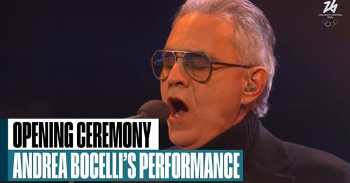 Who thinks Andrea Bocelli should receive a gold medal for his stunning performance of "Nessun Dorma" in the 2026 Winter Olympics Opening Ceremony? His vocal cords sure got a workout. #WinterOlympic2026 #AndreaBocelli