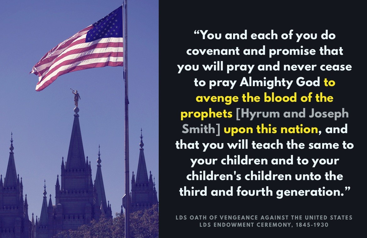 PetGorilla's tweet image. Jesus: "But I say unto you which hear, Love your enemies, do good to them which hate you,
 Bless them that curse you, and pray for them which despitefully use you."
 
Mormons: "You and each of you do covenant and promise that you will pray and never cease to pray to Almighty God…