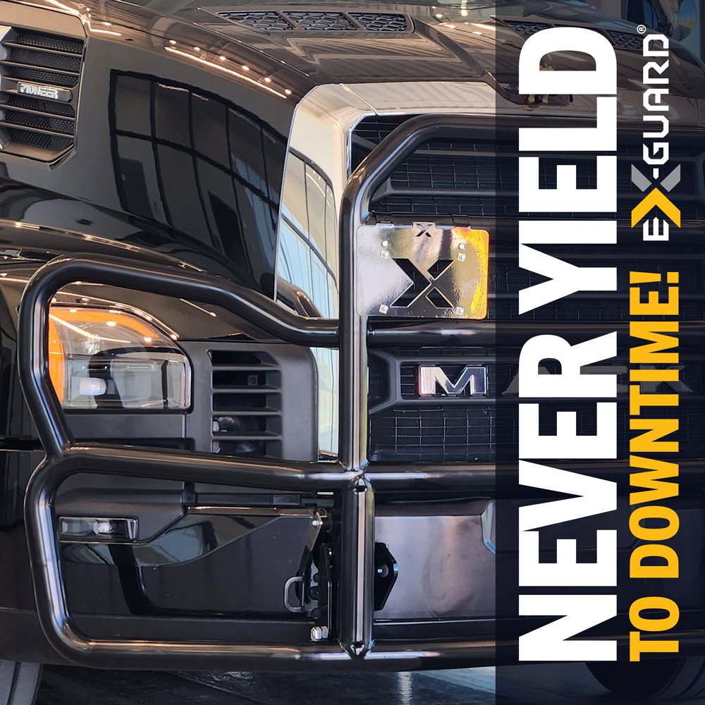 ex_guard's tweet image. Keep on Trucking with Front-End Protection by Ex-Guard®!

Find your perfect guard fit &amp;amp; look ow.ly/e23Q50Y9oaw

#ExGuard #Mack #XG150G3VM #NeverYieldToDowntime