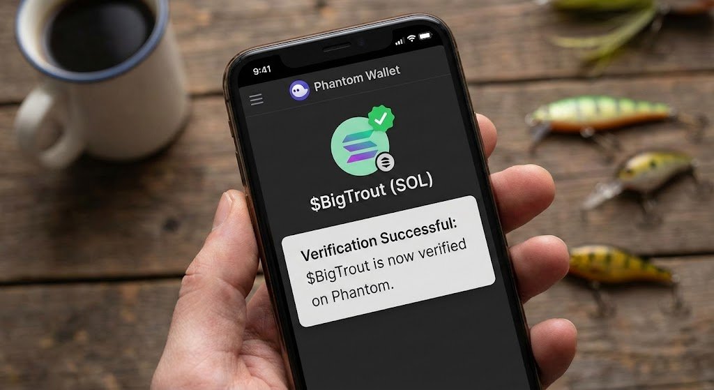 BigTrout300's tweet image. $BigTrout now verified on @solana @phantom wallet! 🥳

Things are just getting started. Big Week Ahead. 

We have so much more to share starting tomorrow &amp;amp; later this week.