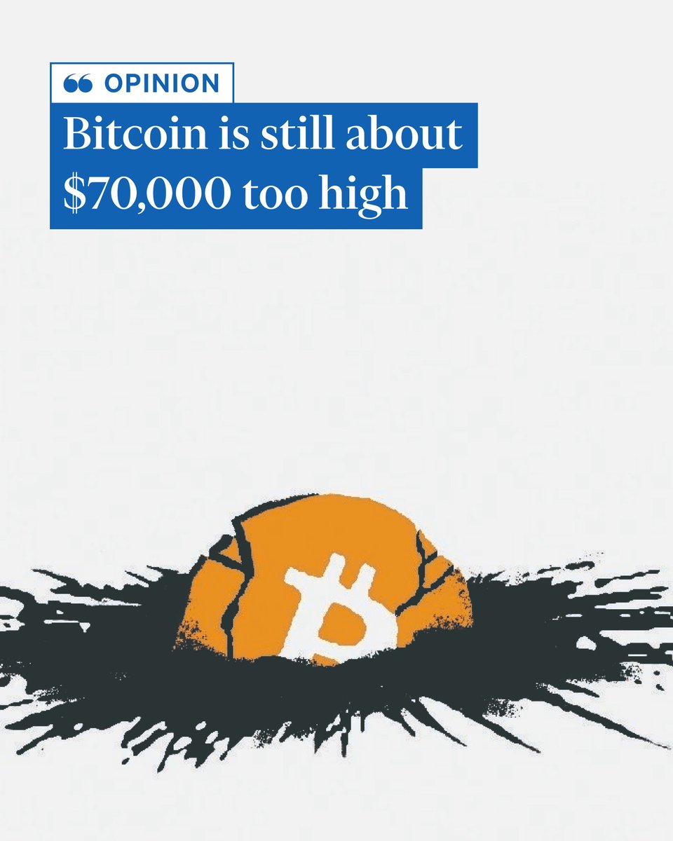 FT's tweet image. Good morning, Asia. While you were sleeping, one of our most-read articles was this opinion piece about bitcoin’s worst crash since 2022.

Ever since its creation, bitcoin has been on a journey that will end, splattered on the ground, writes Jemima Kelly. ft.trib.al/mMo0Wj6
