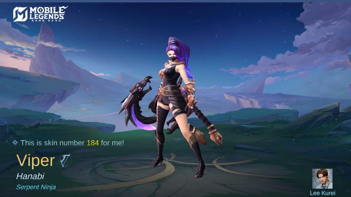 KureiQuinto's tweet photo. I just obtained a new skin Viper in Mobile Legends: Bang Bang! Let's face off against the world's best MOBA players together! 
https://t.co/iloU4Ozr0F https://t.co/AncRR90FXl