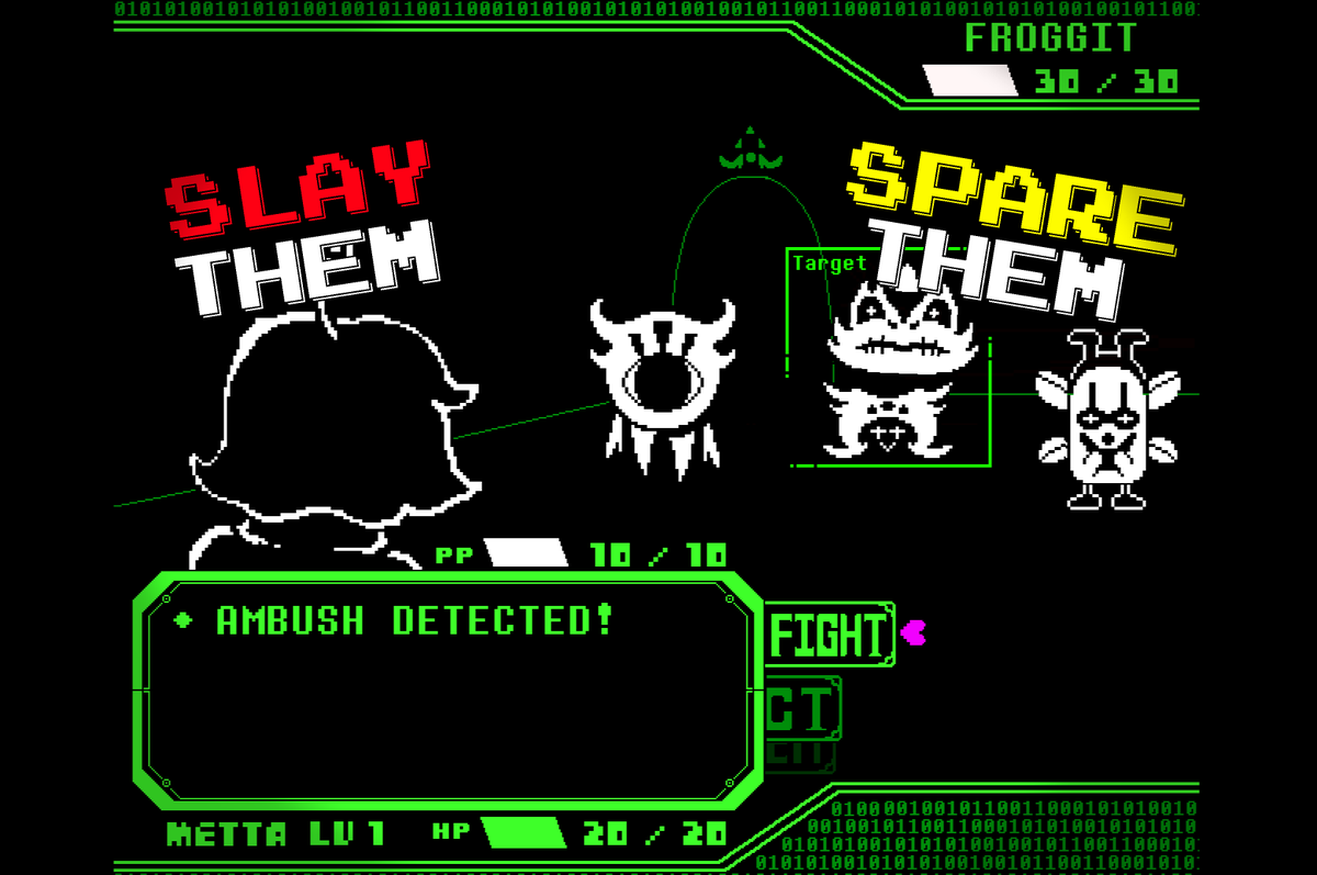 Screenshots from the kickstarter of 