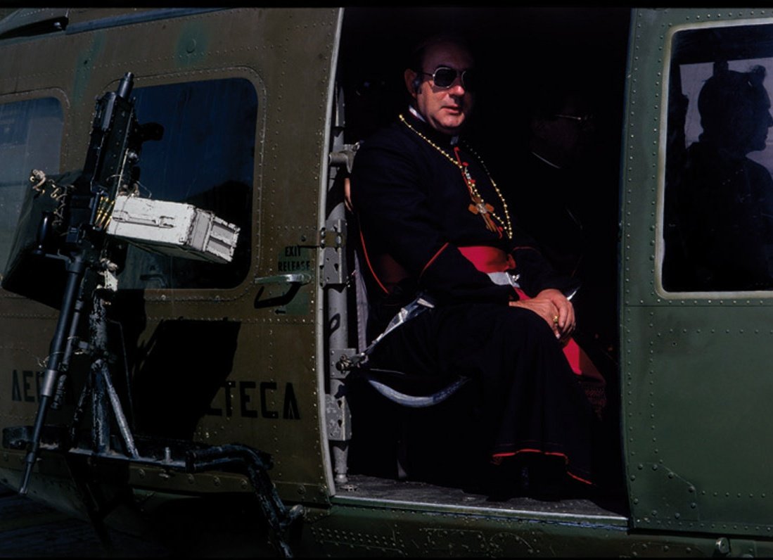 ticlassics's tweet image. Priest in Guatemala, 1983.