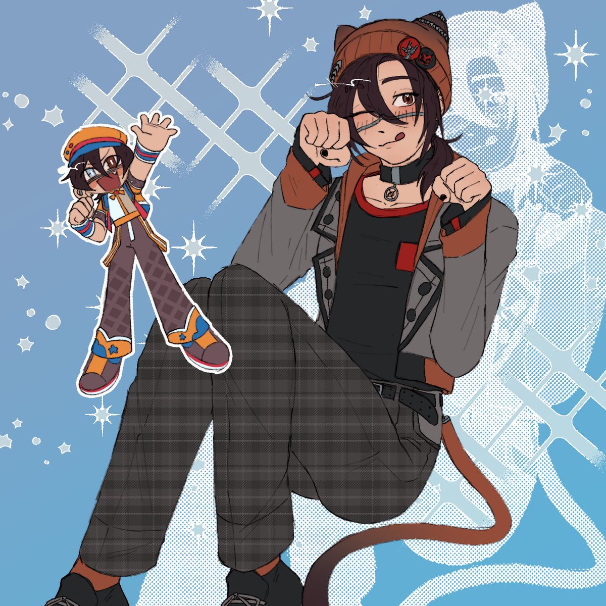 sometimes all u need to do is put a fella in some silly little outfits