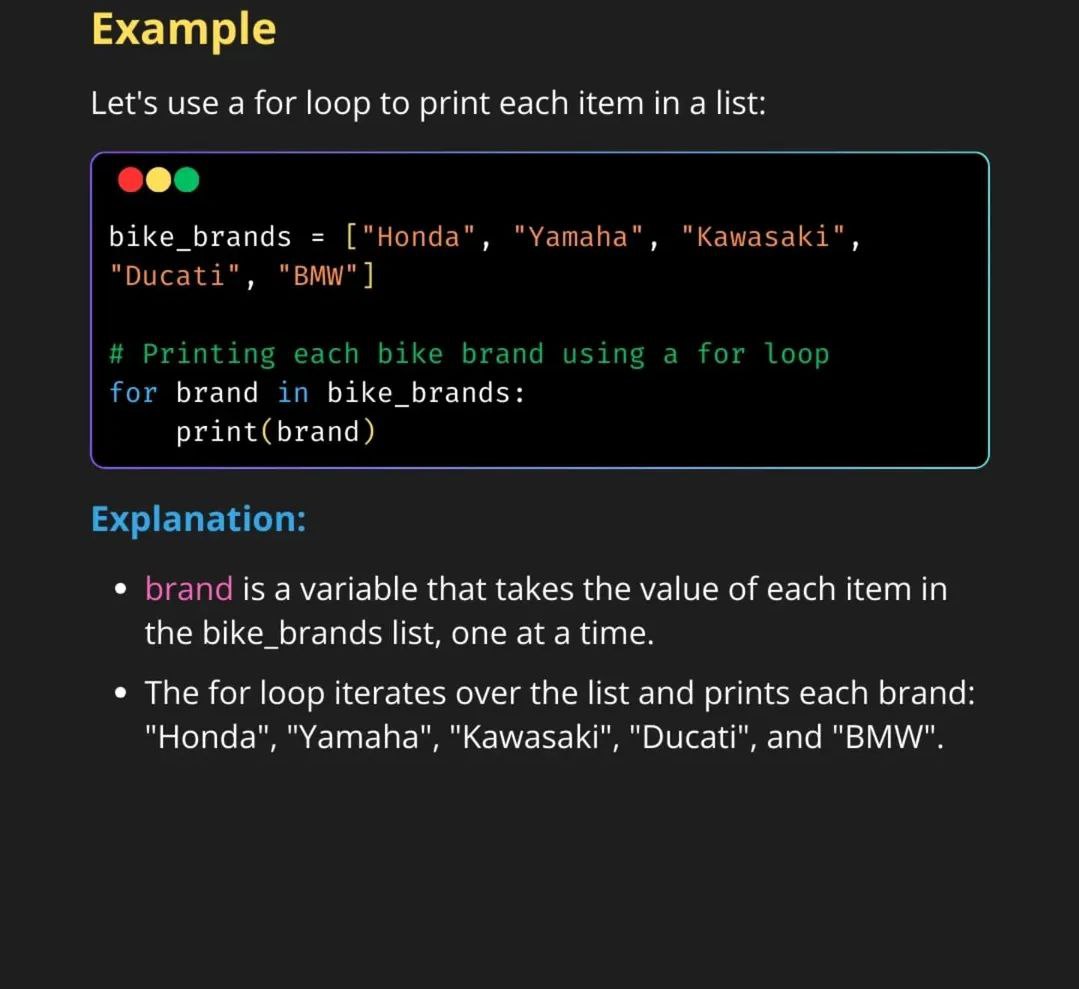 web_mobiledev's tweet photo. Python loops #pythonlearning #pythontip #programmers https://t.co/OsiEVgC8bn