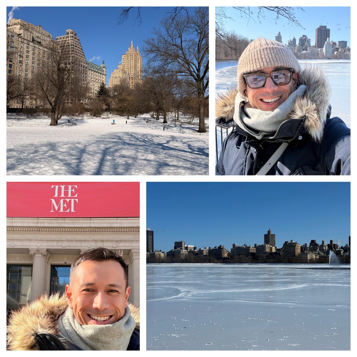 robertorico's tweet photo. A freezing but fabulous day in NYC! ❄️ Strolled through a snow-covered Central Park and spent time at The Met—cold weather, warm heart. ❤️ https://t.co/FWECalr5vB