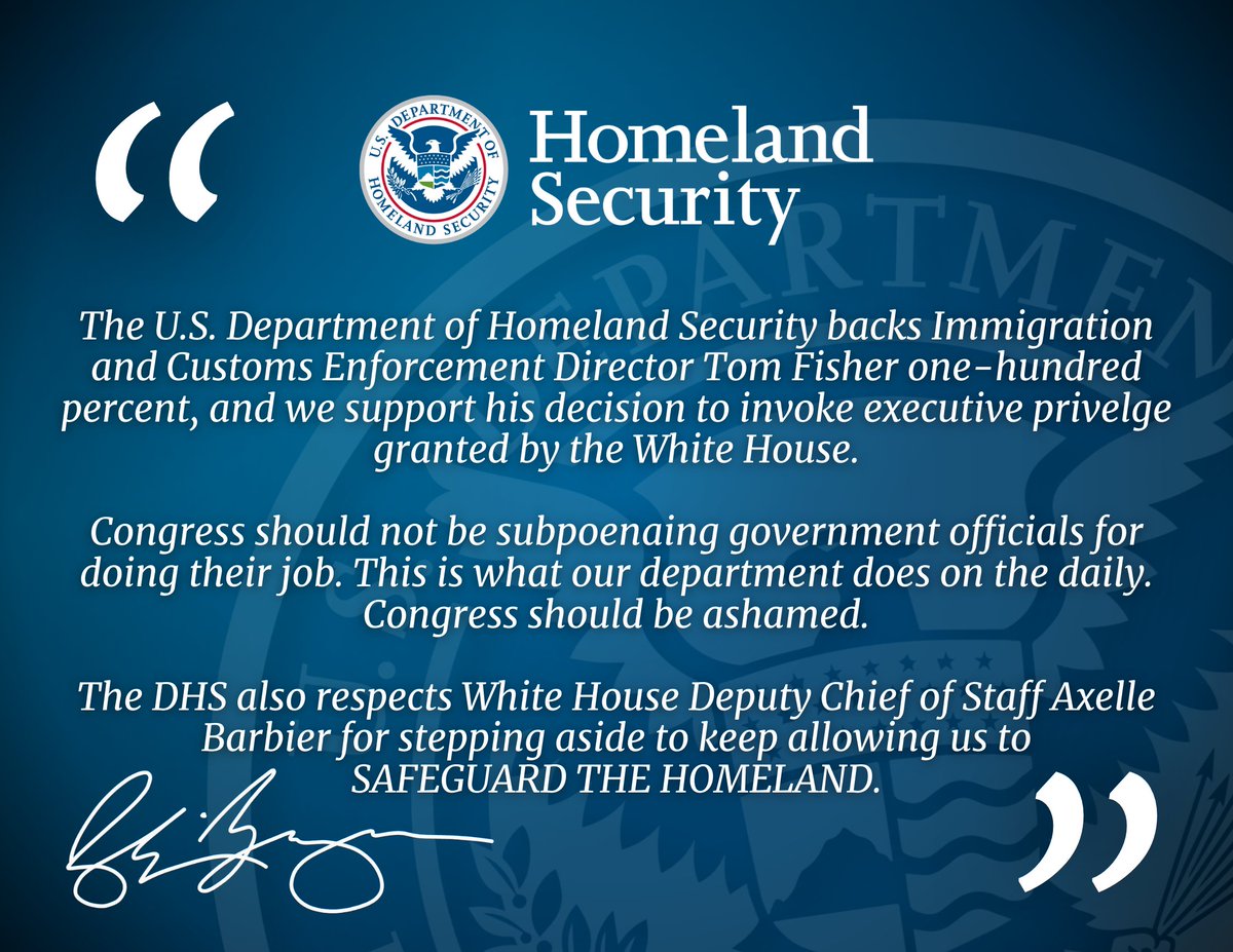 BUSA Department of Homeland Security tweet media