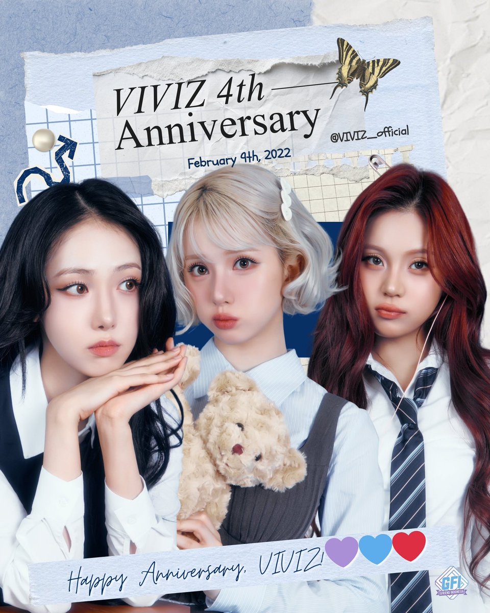 Happy 4th Anniversary, VIVIZ! 💜💙❤️

#비비지_4주년_4랑해
#WeWillCherishVIVIZFourever
#VIVIZ #비비지 <a href="/VIVIZ_official/">VIVIZ</a>