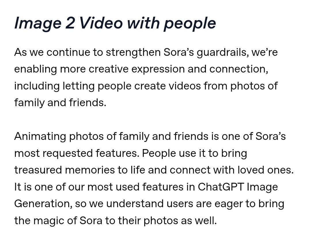 Sora people i2v note