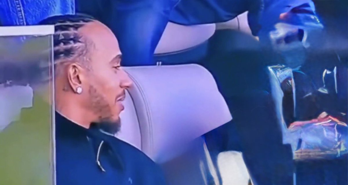 Lewis Hamilton at #SuperBowl .