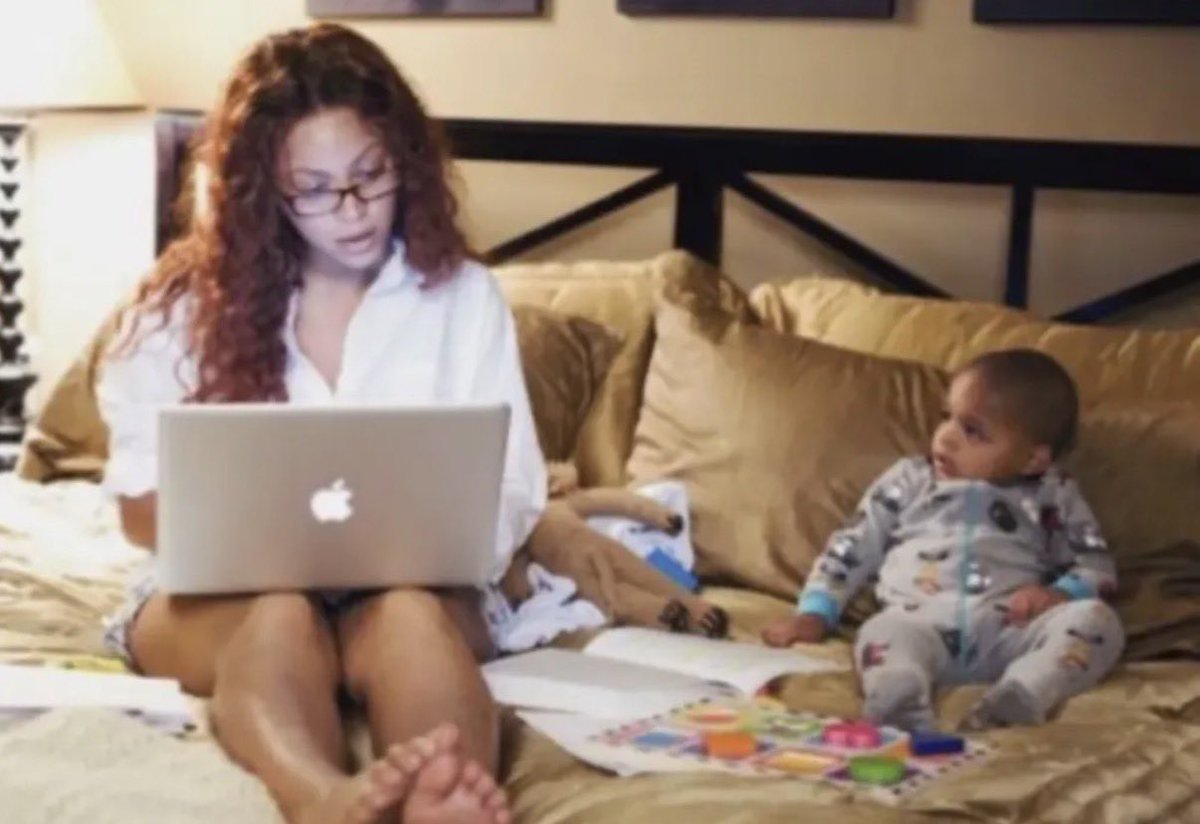 Beyoncé and Sir at home rn