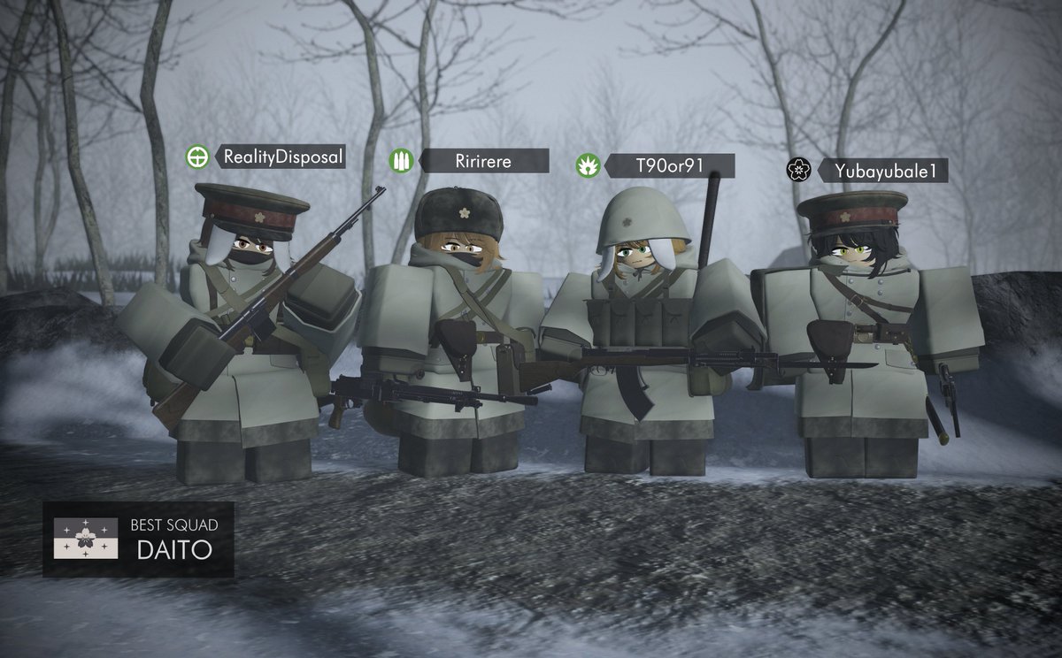 Haarinala's tweet image. Introducing the winter uniforms

Was thinking of just parkas but then I had an idea of doing it double layers of coats.

I'm honestly thinking I should just introduce uniforms like this at this point? Maybe.