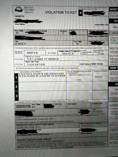 VPD Traffic Section tweet media