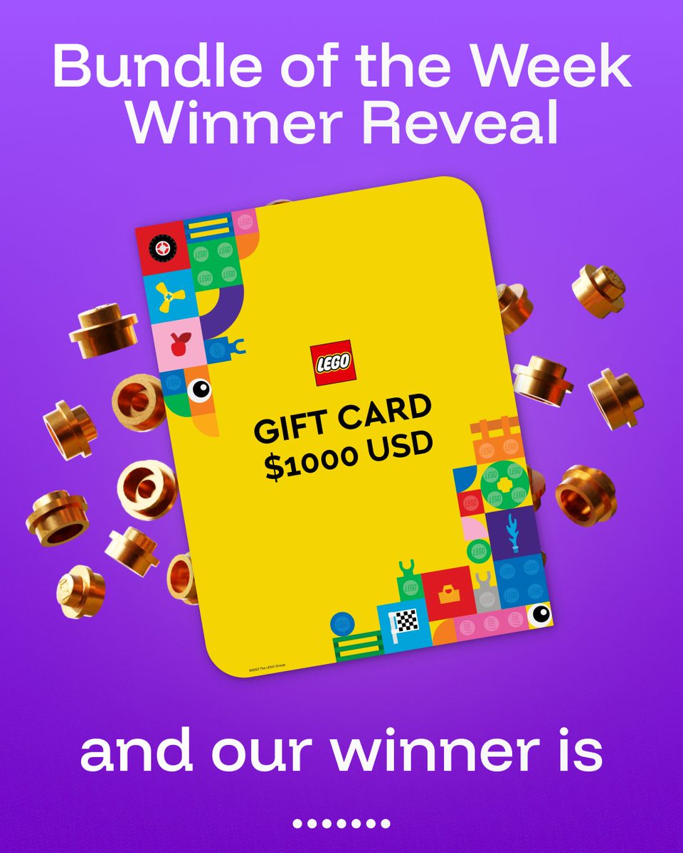 emagineerworld's tweet photo. 🎉 Time to reveal our #BOTW winner!
Last week, was a triple challenge 😵‍💫 with each bundle offering a $1000USD gift card! Did you &amp; your friends strategize the correct pick? Our winner Builder selfless-peafowl-3910 did🥳

This week, it's all about family💜
#emagineer #giveaway https://t.co/vN1iLIMSLf
