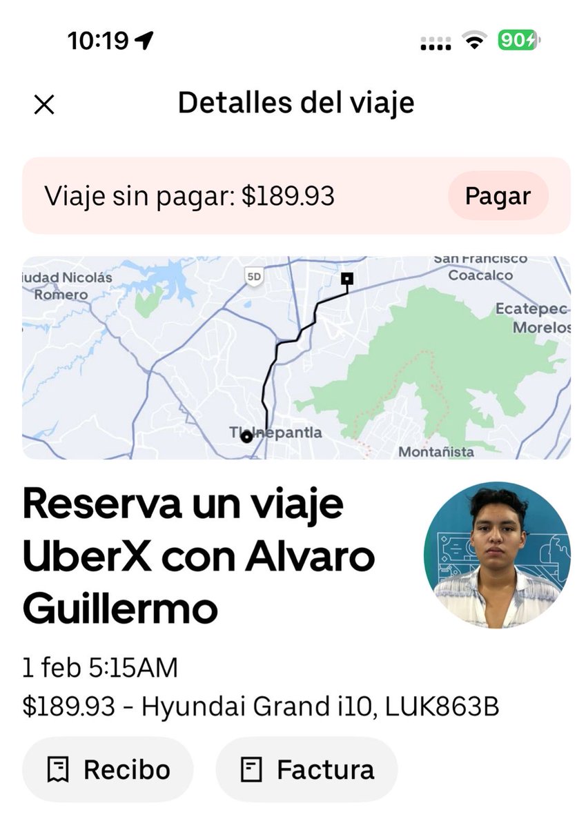 sandygecko's tweet photo. Cuidado con este sujeto, el domingo pasado solicité un viaje para el hospital por #UBER, pagué en efectivo, 2 horas después el tipo marcó que hizo un reembolso del pago. Hice el reporte correspondiente y la app no se hace responsable, ahora tengo una deuda con la app. https://t.co/T2pWYaNtFS