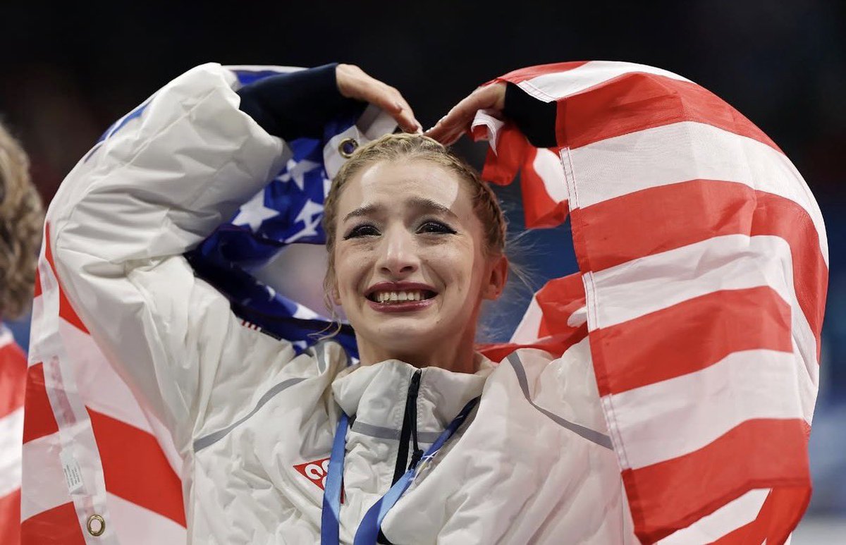 How about a “congratulations on your Olympic GOLD medal and thank you for using my song it’s an honor Amber”