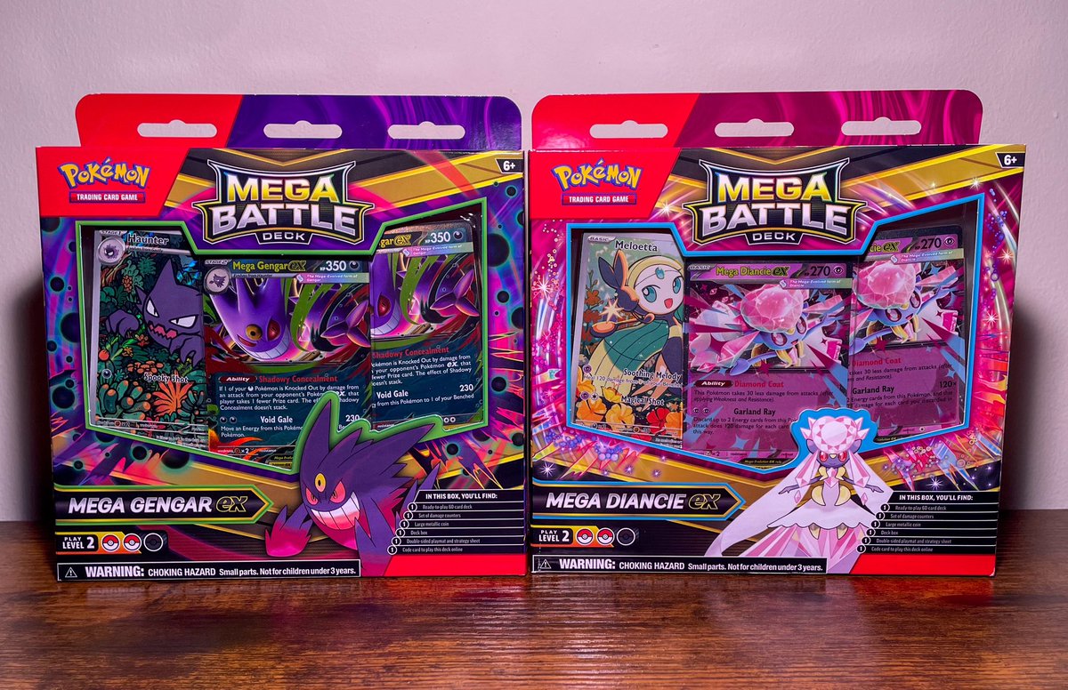 🎉🚨GIVEAWAY🚨🎉

#PokéCardsDaily x <a href="/CharizardEats/">CharizardEats</a>
One lucky winner will receive these sealed Mega Battle Decks!🤟🏼

How to join:
💎Follow both <a href="/PokeCardsDaily/">PokéCardsDaily</a> &amp; <a href="/CharizardEats/">CharizardEats</a>
♥️Like
♻️Repost

⏳ANNOUNCED Feb 14th @ 8:00pm EST⏳

USA only. International pays shipping.
