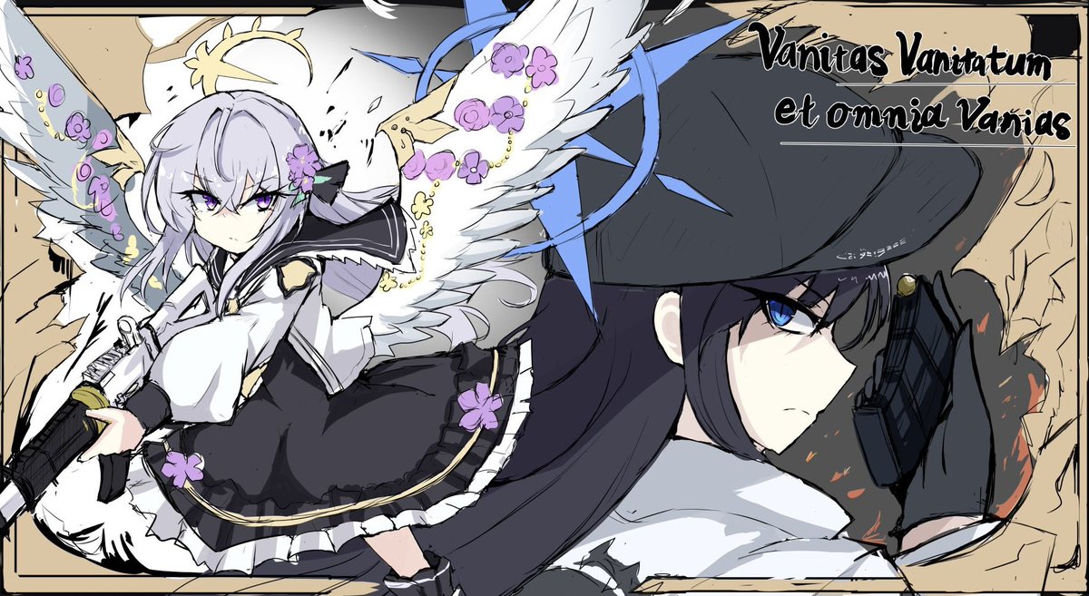 ラフ→色ラフ→完成 