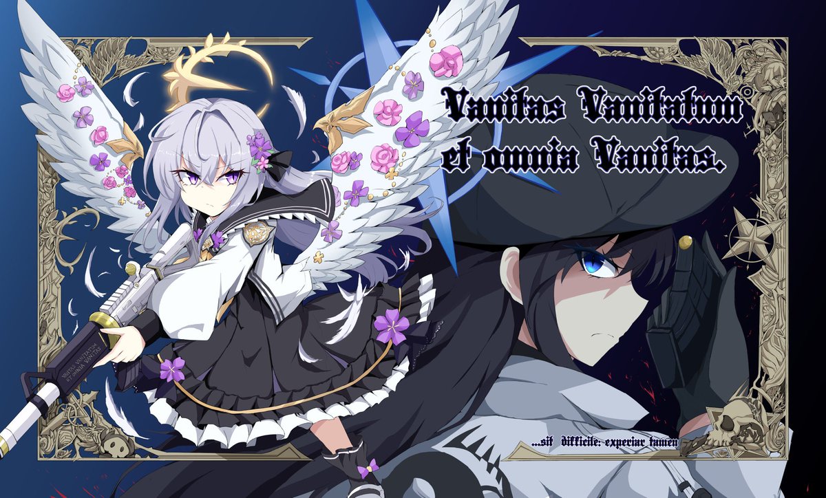 ラフ→色ラフ→完成 