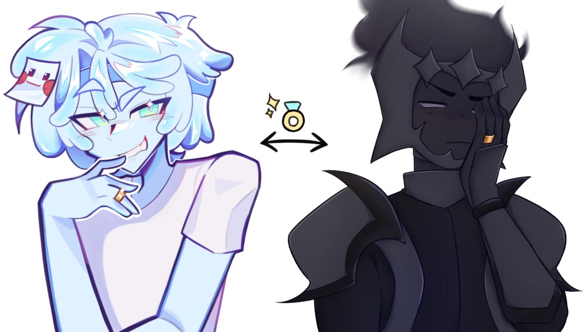 IL0V3REN's tweet image. :  🧊  :  como cuando haces collab con la cabra de @vodkaazul2 🔥🔥🔥 (yo hicea coldi y el a sefi jjj) || #seFiroxfanart #coldifanart