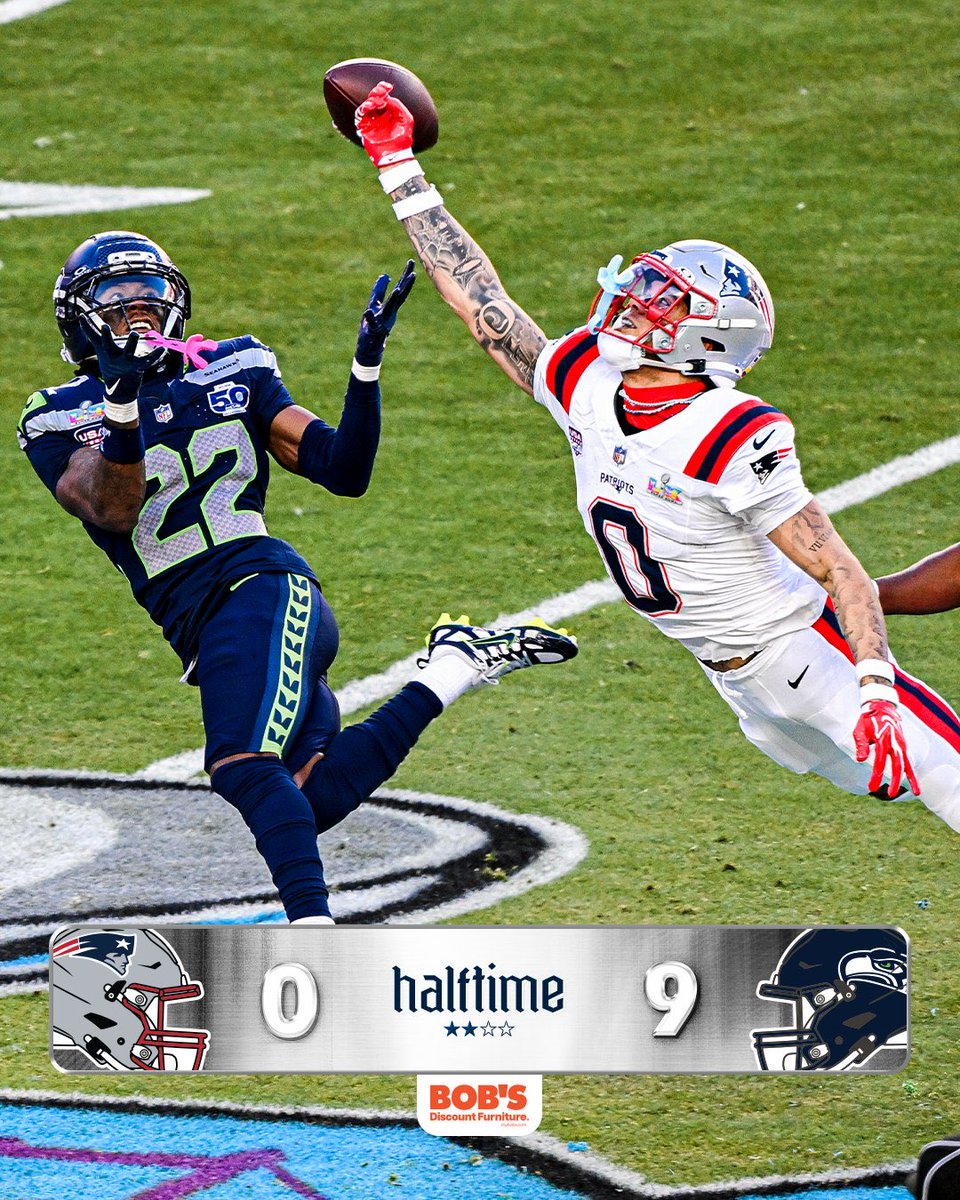 نهاية الشوط الأول بتأخر الفريق. 📝

9-0 للسيهوكس ✅

الهجوم يحتاج الكثير، لا يزال الدفاع يحمل الفريق.