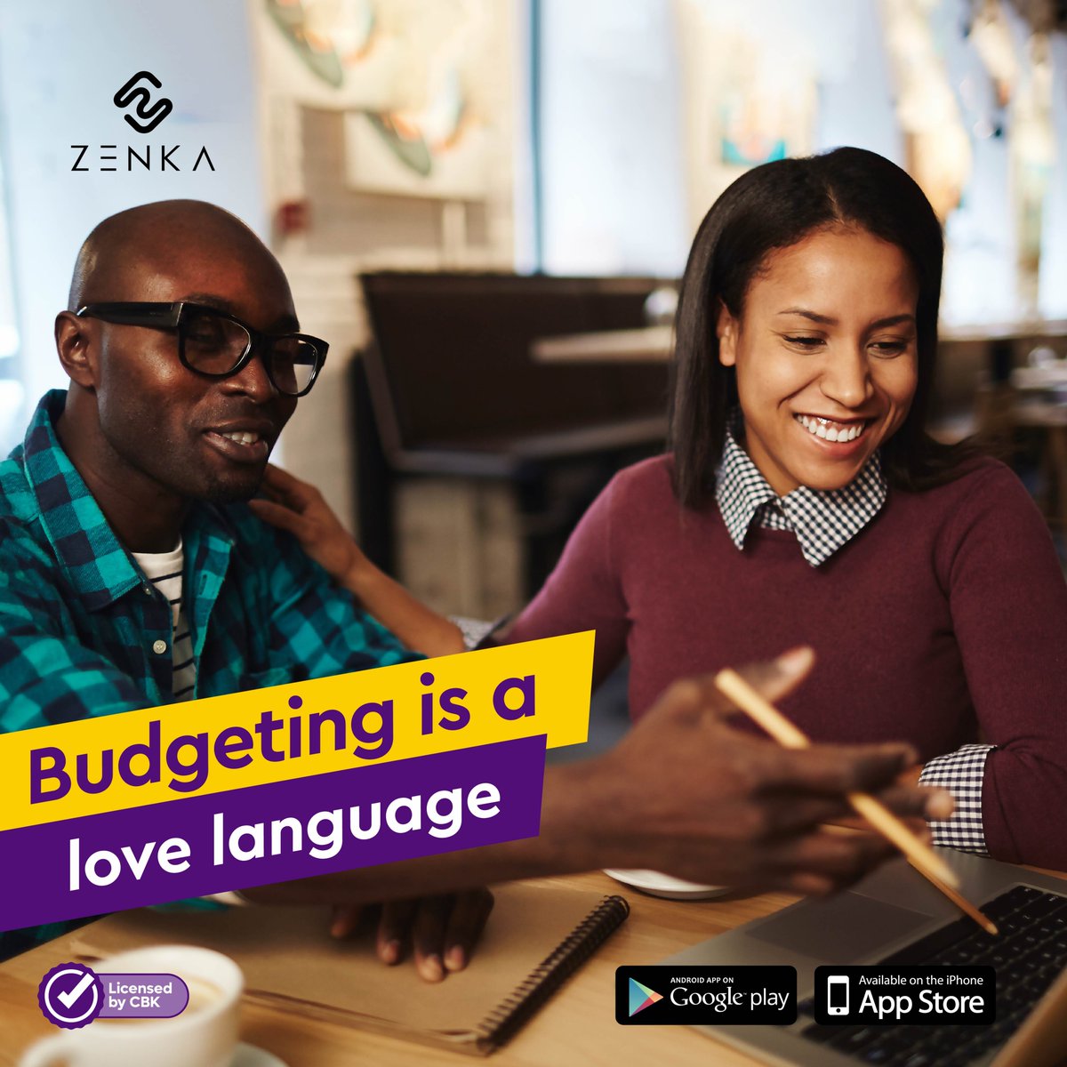 Sit together and plan for the finances you get. There's a beautiful love story in the waiting when you manage all your resources together...even the loan from Zenka...love works best in pairs😍
Connecting #lovebirds to #zenka