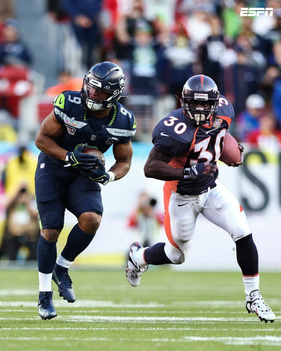 AdamSchefter's tweet image. Kenneth Walker III is the first running back to win Super Bowl MVP since Terrell Davis in 1998.