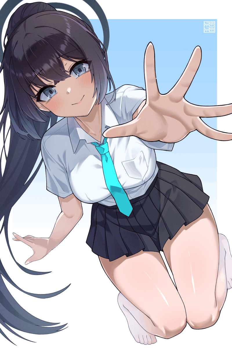 オリジナル生徒・中原チエ 
OC Young Chie 
#BlueAchieve #ブルアカ #블루아카이브 #Commission 