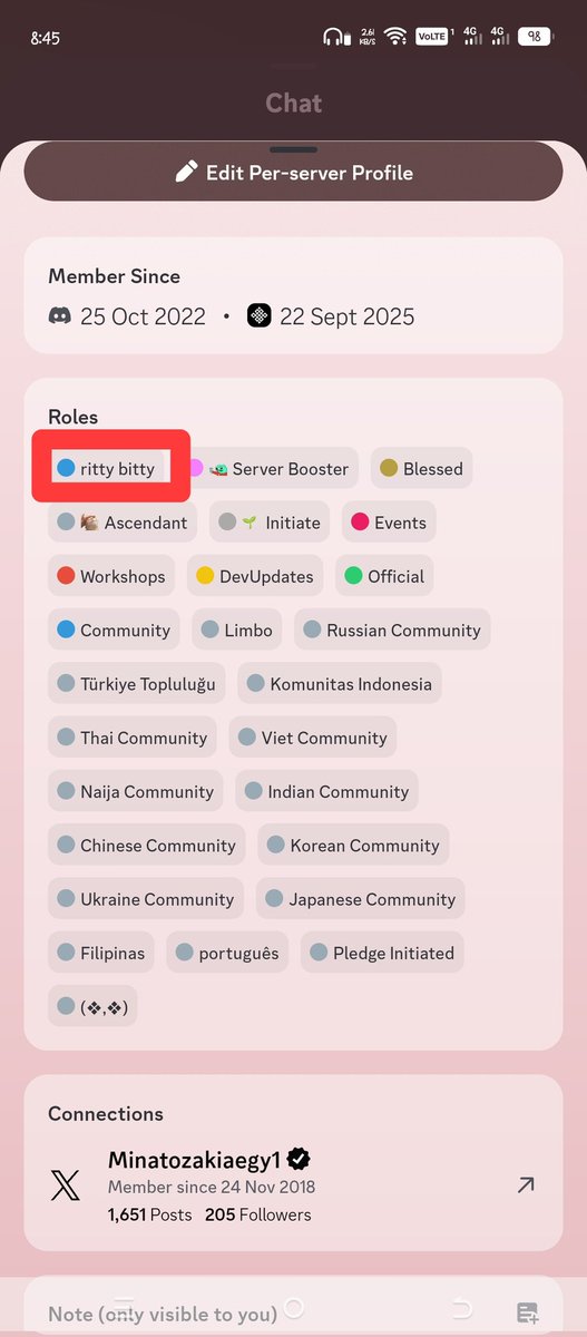 Finally i unlocked the Legendary " Ritty Bitty role ". Hard work really pays off💚

On to the next goal 🙌
Gritual 💚 <a href="/ritualfnd/">Ritual Foundation</a> <a href="/ritualnet/">Ritual</a>