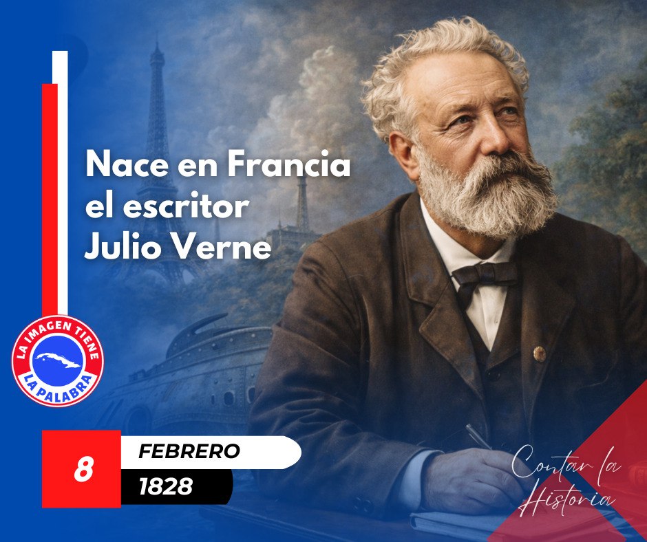 Julio Verne, conocido como uno de los padres de la ciencia ficción, con obras icónicas como "Viaje al centro de la Tierra", "La vuelta al mundo en 80 días" y "20 mil leguas de viaje submarino". Sus historias además de emocionantes, anticiparon muchos avances tecnológicos.
#Cuba