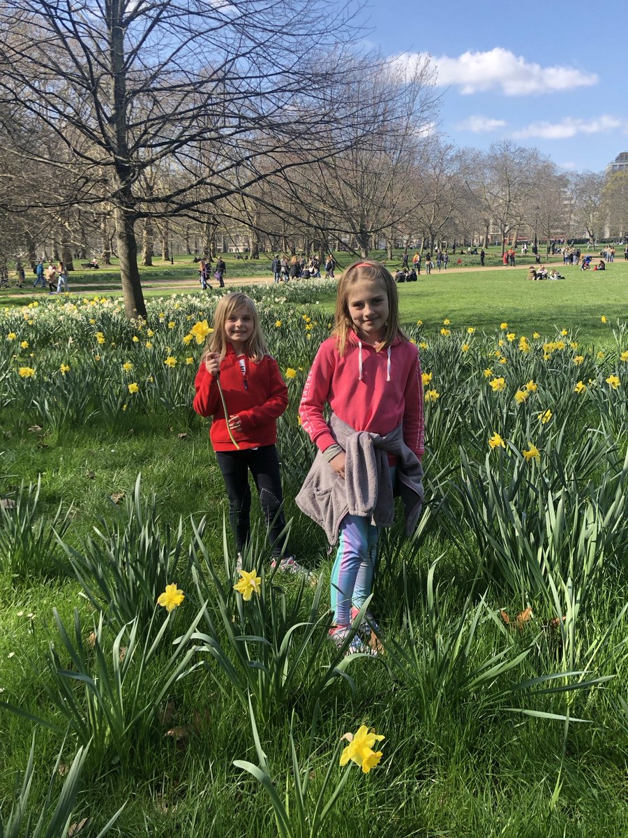 Hyde Park.  London in spring.