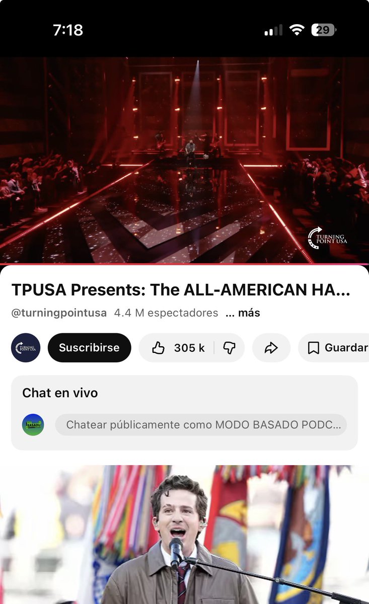 larabasado's tweet photo. No mamen la alternativa republicana de Trump para el Halftime show tiene 4 millones de visualizaciones https://t.co/chxZ30TjLJ
