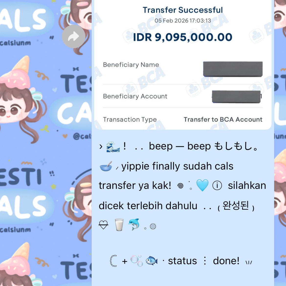 . ˚◞ alhamdulillah blibli bignom 10.000.000 . ˚◞

hallo ‘ @gestundicals ready gestun all paylater! buat kalian yang mau sat set, fee rendah bisa dm atau wa aja ya💌‼️ untuk testimoni bisa cek pinned  ִֶָ ˙˖ 🐬💭 ˖ ଓ

#zonauang