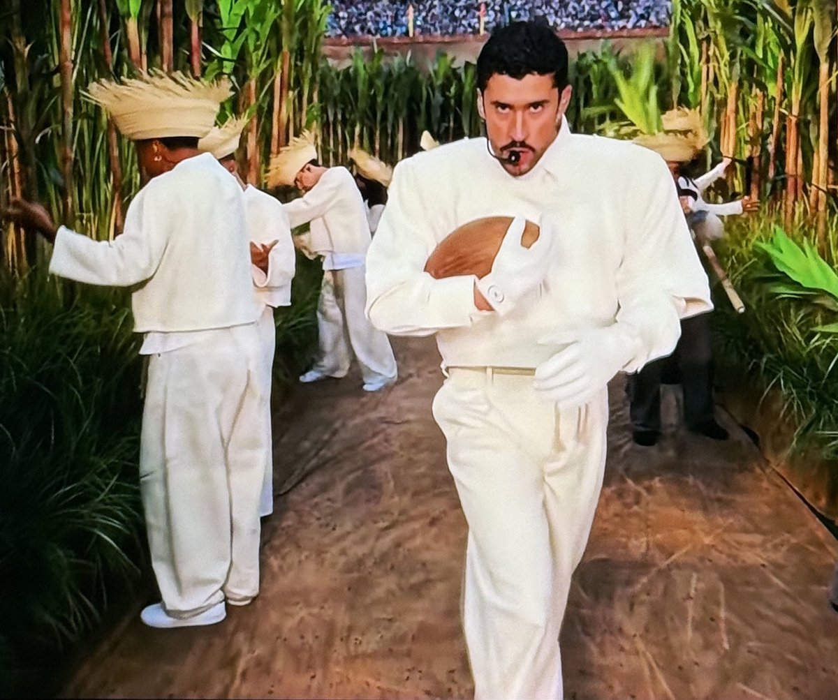 He’s already gained more yards than the Patriots.