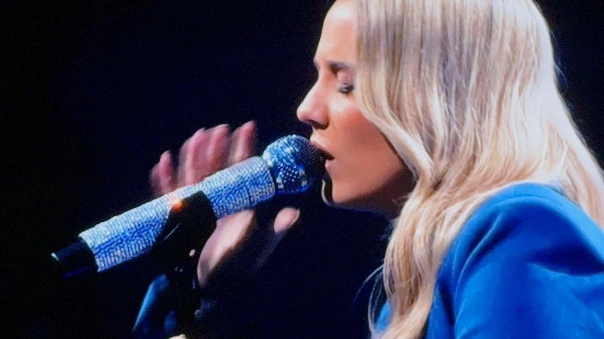 WayneRemington's tweet image. Gabby Barrett is slaying the dragon on TBN All-American HT Superbowl show.