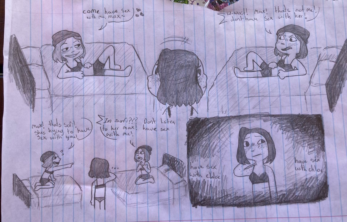 lis comic my sister drew 😭😭😭
