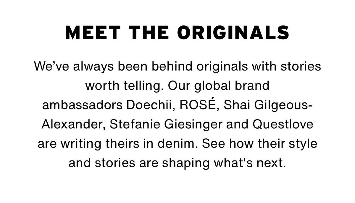 ROSÉ IS THE NEW LEVIS GLOBAL AMBASSADOR