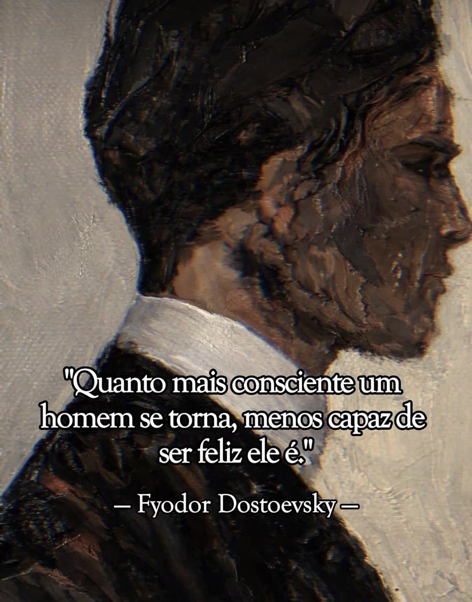 O mestre russo tem razão: ser sóbrio em meio ao desajuste cobra seu preço.