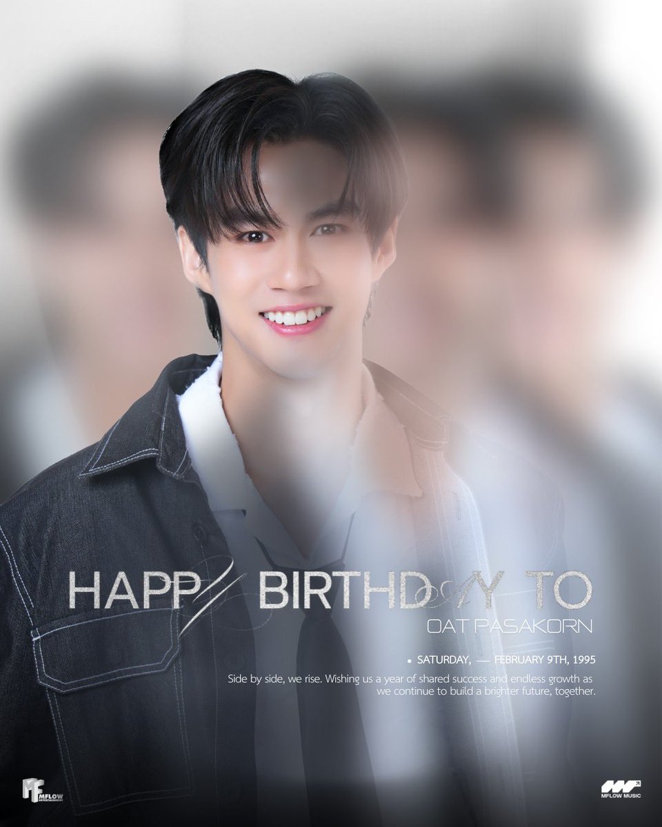 Happy Birthday Oat Pasakorn 

#HBD31stSmileOat
#Oatpasakorn
#MFlowentertainment