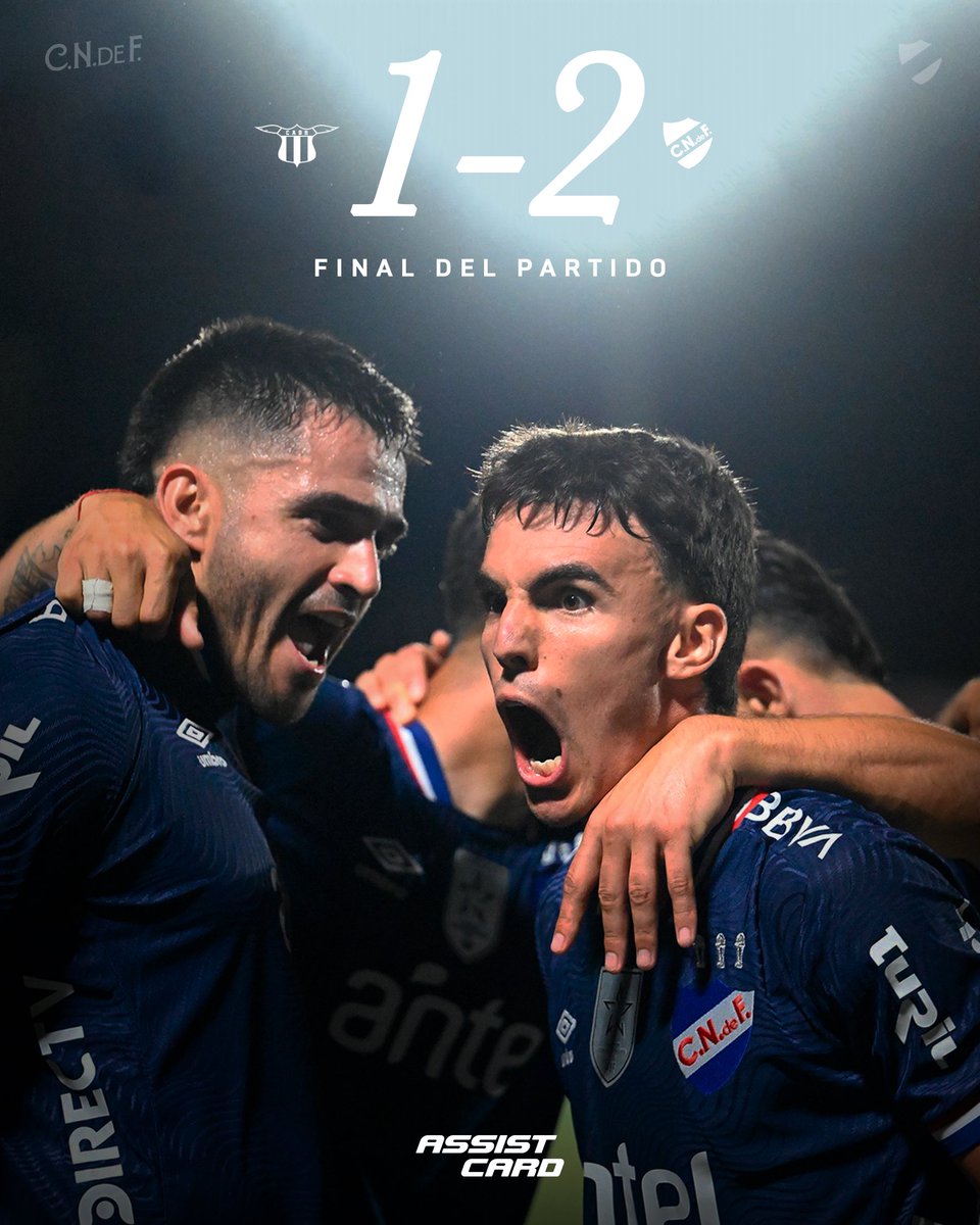 ¡𝗚𝗔𝗔𝗔𝗔𝗔𝗔𝗡𝗢́ 𝗡𝗔𝗖𝗜𝗢𝗡𝗔𝗟! 🔵⚪️🔴

⚽️ Maximiliano Gómez 
⚽️ Tomás Verón Lupi

#JuegaNacional | <a href="/LigaAUF/">Liga AUF Uruguaya</a>