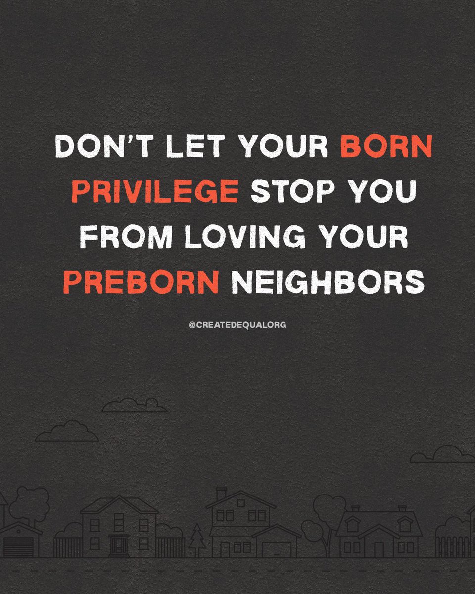 createdequalorg's tweet image. It's easy to forget that we're living in a holocaust when you're not the victim.

#bornprivilege #loveyourneighbor #preborn