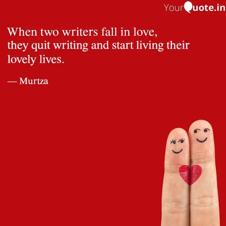 gaurav02092031's tweet image. Good morning 🌅 

Start your day with a fresh thought 💭 

What happens when two writers fall in love? Tell me. :) #musingtime #whenwritersfallinlove #YourQuoteAndMine
Collaborating with YourQuote Baba
 
Read my thoughts on YourQuote app at @MurtzaQuotes yourquote.in/gaurv-tivaarii…