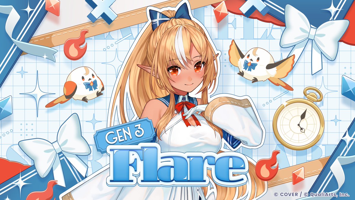 ◥◣ First Card Illustration Reveal #1  🎉◢◤

“Noon-nui! This is hololive 3rd Gen's Shiranui Flare!”

Revealing the first card illustration of #ShiranuiFlare from Gen 3🔥
Featuring her standard outfit, the design brings out her charm✨

And tonight...a card illustration of her,