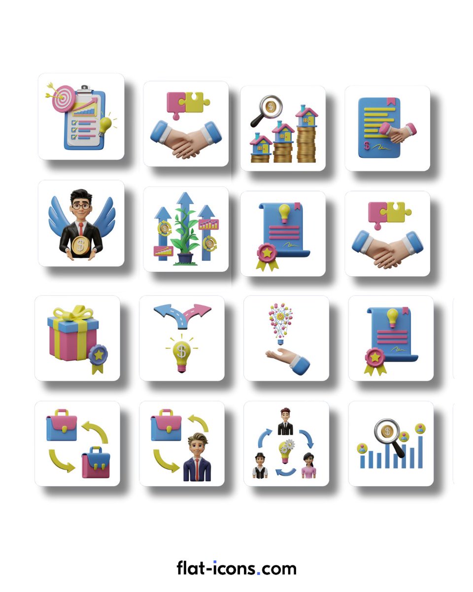 Flat Icons tweet media