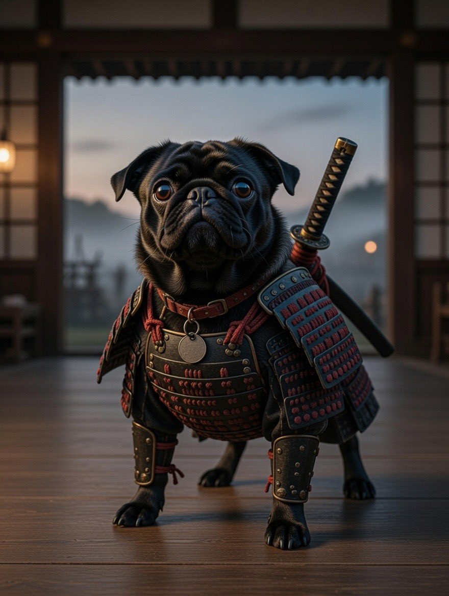 ebradway1874's tweet photo. Logan X Bradway. Samurai Dog. Samurai Dad’s best companion. Ronin on four legs. Zen in the storm. Honor in the bite. No leash. No fear. Just paw and heart. 🇯🇵🗡️🐕 #LoganXBradway #SamuraiDad #BushidoPup #KintsugiCanine https://t.co/Ah8FRrR8v9